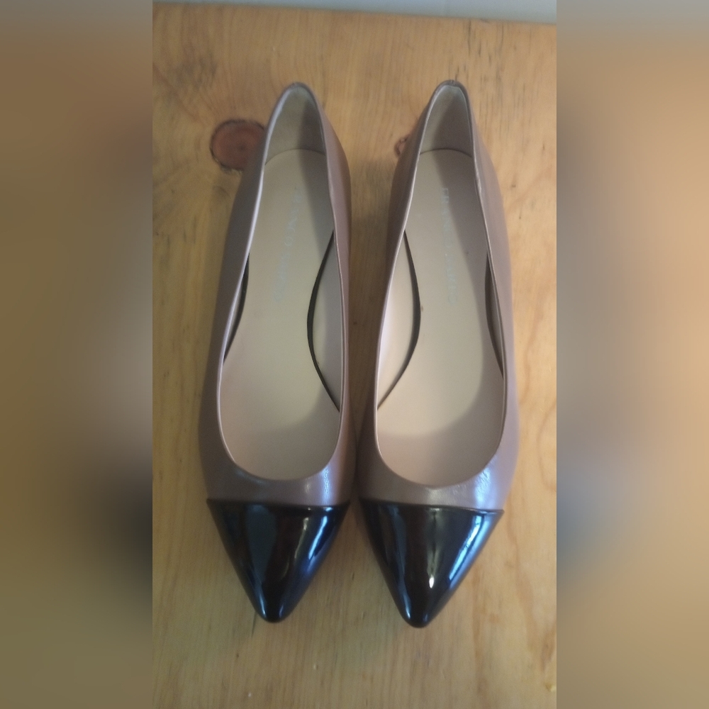 Franco Sarto Leather Flats Size 8